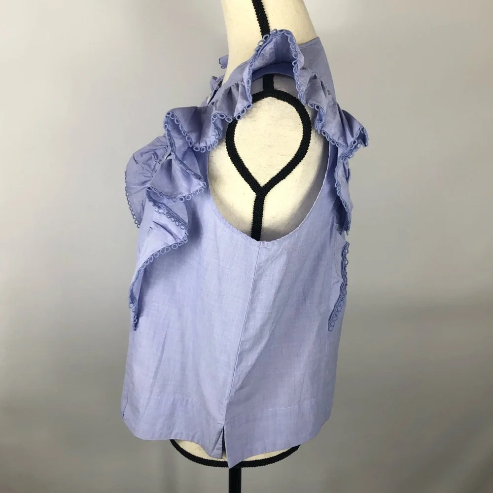 J. Crew Ruffle-Front Top